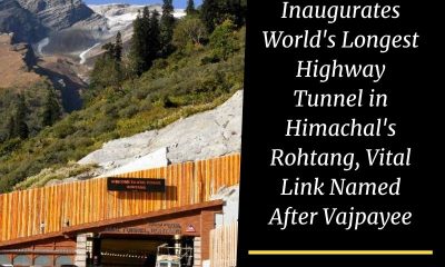 Modi Inaugurates World’s Longest Highway Tunnel in Himachal’s Rohtang, Vital Link Named After Vajpayee