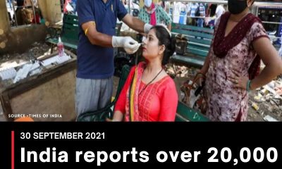 India reports over 20,000 Covid cases after 4 days