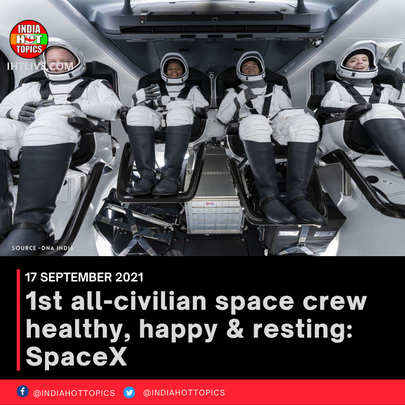 firstever allcivilian space crew