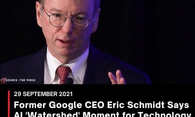Former Google CEO Eric Schmidt Says AI ‘Watershed’ Moment for Technology But Not Necessarily Good