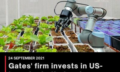 Gates’ firm invests in US-based robotic farming startup Iron Ox