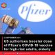 US authorises booster dose of Pfizer’s COVID-19 vaccine for high-risk adults, elderly
