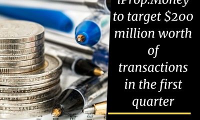 iProp.Money to target 0 million worth of transactions in the first quarter