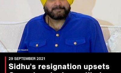 Sidhu’s resignation upsets Cong, tough stance likely, say sources