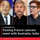 Fuming France cancels meet with Australia, India