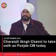 Charanjit Singh Channi to take oath as Punjab CM today