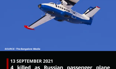 4 killed as Russian passenger plane makes emergency landing in Siberia forest