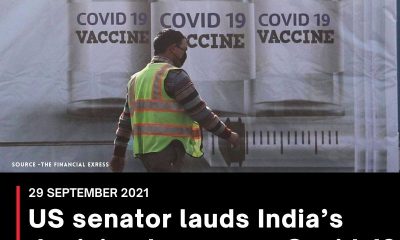US senator lauds India’s decision to resume Covid-19 vaccine export