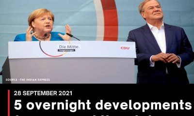 5 overnight developments from around the globe