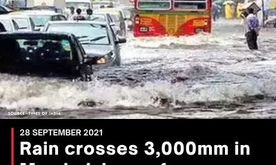 Rain crosses 3,000mm in Mumbai; brace for more today