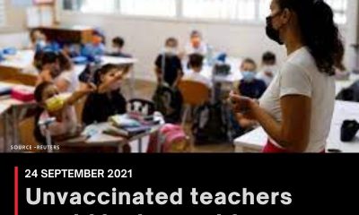 Unvaccinated teachers would be banned from schools: Israel