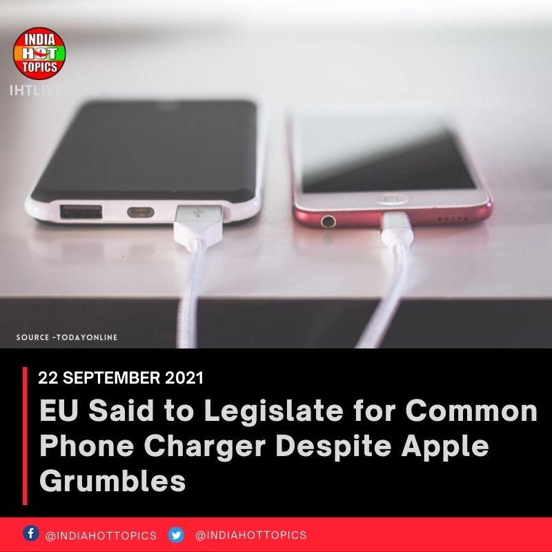 EU Said to Legislate for Common Phone Charger Despite Apple Grumbles