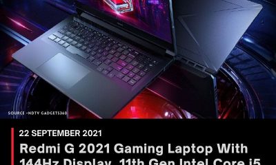 Redmi G 2021 Gaming Laptop With 144Hz Display, 11th Gen Intel Core i5 and AMD Ryzen 7 Processors Launched