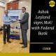 Ashok Leyland signs MoU with Federal Bank
