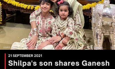 Shilpa’s son shares Ganesh Chaturthi celebration pic in 1st post after Kundra’s bail