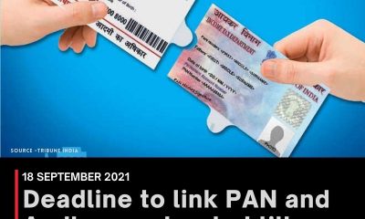 Deadline to link PAN and Aadhaar extended till March 31, 2022