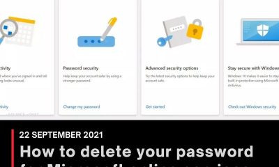 How to delete your password for Microsoft online services like Outlook.com and Xbox Live