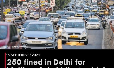250 fined in Delhi for ‘deliberately hiding’ vehicle number plates