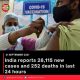 India reports 26,115 new cases and 252 deaths in last 24 hours