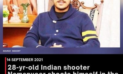 28-yr-old Indian shooter Namanveer shoots himself in the head at 3.30 am at Mohali home