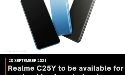 Realme C25Y to be available for pre-booking from today, here are its price, specifications