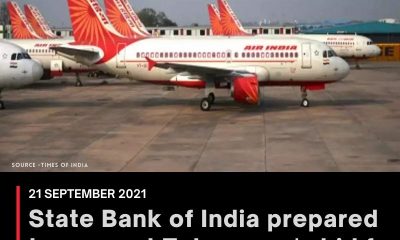 State Bank of India prepared to support Tata group’s bid for Air India