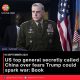 US top general secretly called China over fears Trump could spark war: Book