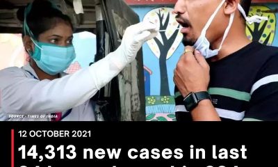 14,313 new cases in last 24 hours; lowest in 224 days