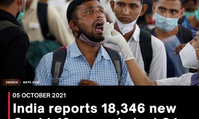 India reports 18,346 new Covid-19 cases in last 24 hours