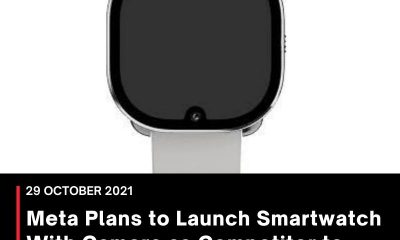 Meta Plans to Launch Smartwatch With Camera as Competitor to Apple Watch, Leaked Photo Shows