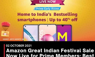 Amazon Great Indian Festival Sale Now Live for Prime Members: Best Deals and Offers on Smartphones and Other Gadgets
