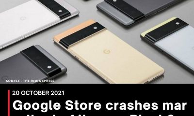 Google Store crashes mar rollout of its new Pixel 6 phone