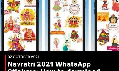 Navratri 2021 WhatsApp Stickers: How to download, create & share Navratri stickers