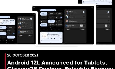 Android 12L Announced for Tablets, ChromeOS Devices, Foldable Phones: Brings New Taskbar, More Features