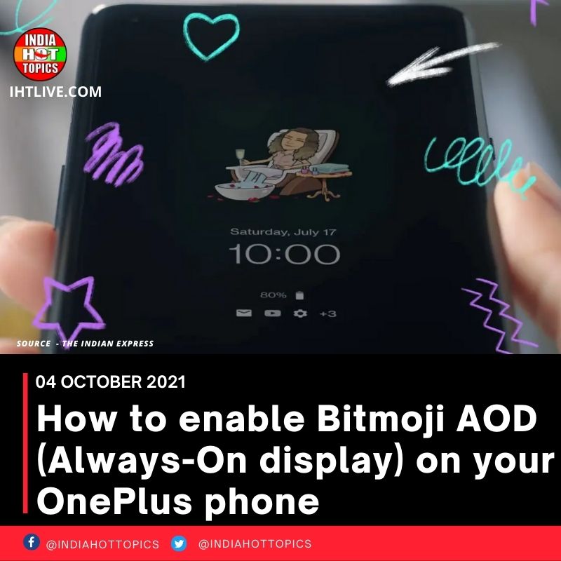 How to enable Bitmoji AOD (Always-On display) on your OnePlus phone