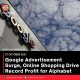 Google Advertisement Surge, Online Shopping Drive Record Profit for Alphabet