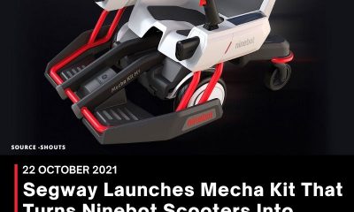Segway Launches Mecha Kit That Turns Ninebot Scooters Into Water Bullet-Blasting Machines