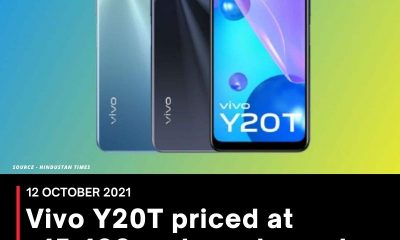 Vivo Y20T priced at ₹15,490 on launch; packs triple cameras