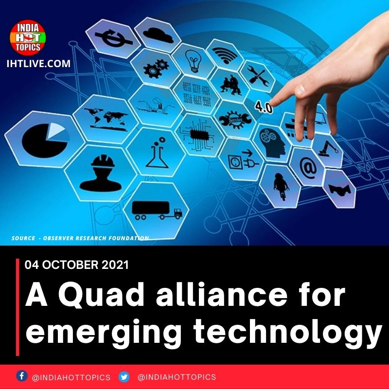 A Quad alliance for emerging technology