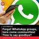 Forget WhatsApp groups, here come communities! Time to say goodbye?