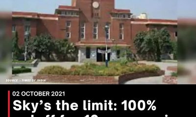 Sky’s the limit: 100% cutoff for 10 courses in DU colleges this year