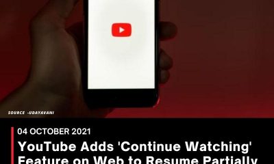 YouTube Adds ‘Continue Watching’ Feature on Web to Resume Partially Played Videos From Your Phone: Report