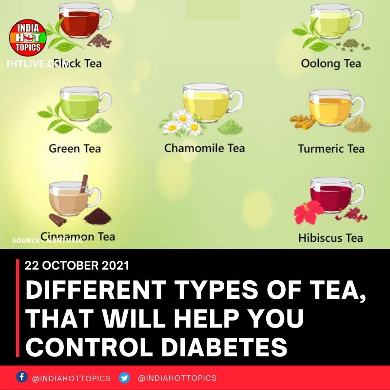 DIFFERENT TYPES OF TEA, THAT WILL HELP YOU CONTROL DIABETES