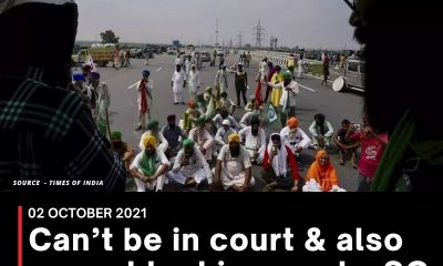 Can’t be in court & also go on blocking roads: SC to farmers