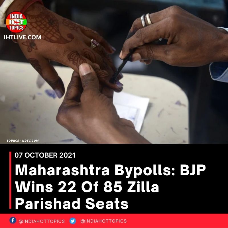 Maharashtra Bypolls: BJP Wins 22 Of 85 Zilla Parishad Seats