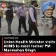 Union Health Minister visits AIIMS to meet former PM Manmohan Singh