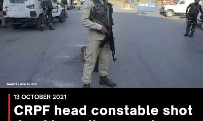 CRPF head constable shot dead by colleague at Delhi’s Tughlaqabad camp