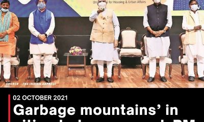 ‘Garbage mountains’ in cities to be removed: PM Narendra Modi