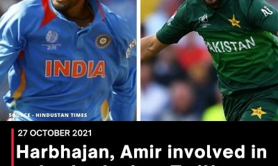 Harbhajan, Amir involved in ugly slugfest on Twitter over Ind-Pak matches