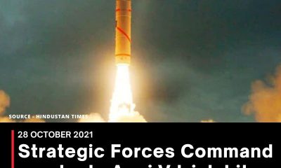 Strategic Forces Command conducts Agni V trial, hits target 5000 km away